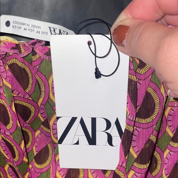 Zara Multicolor Halter Tank Top - Picture 8 of 8